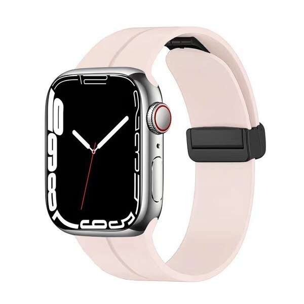 Applicable AppleWatch Ultra strap iWatch8 Apple S9 Magnetic Silicon…