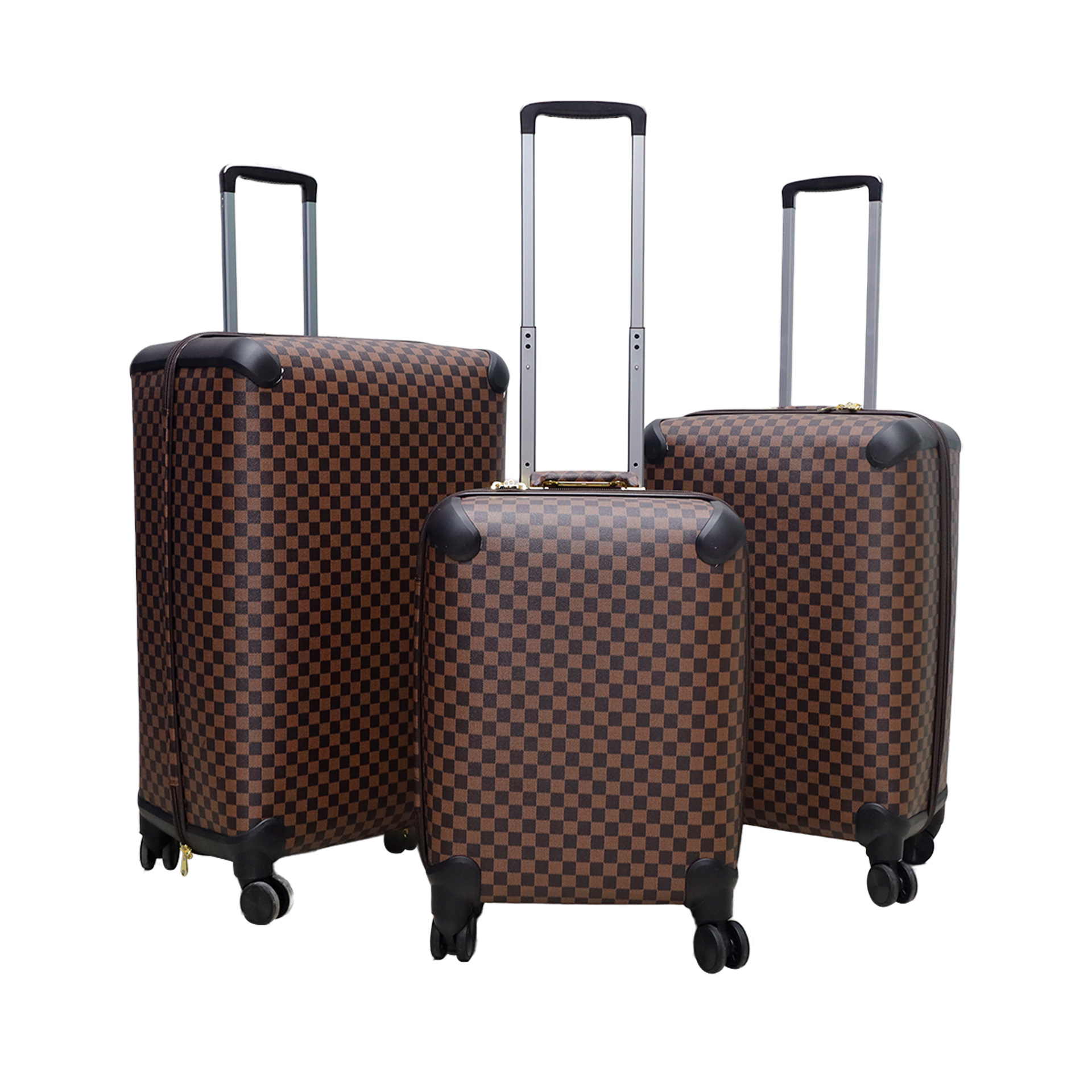 Una caja de material Pu de la Caja de trolley de 20 / 24 / 28 pulgadas con rueda universal silenciosa a prueba de humedad y resistencia a la caída
