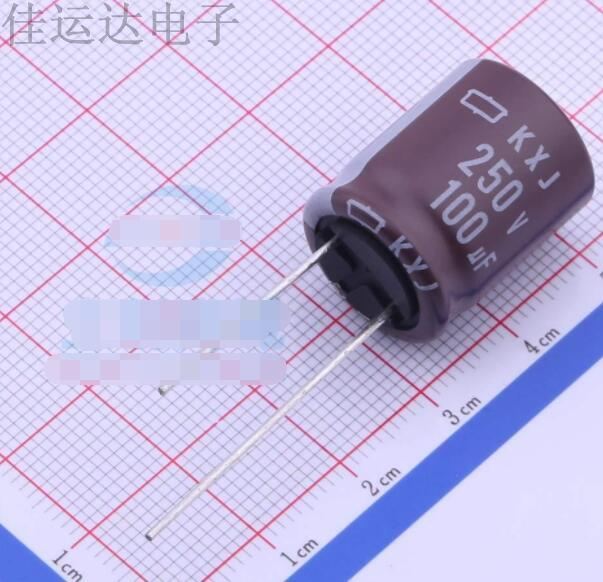 EKXJ251ELL101ML20S 规格 100uF 250V 引线型铝电解电容 原装供应