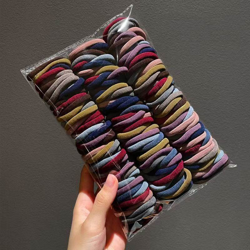 Hair Ties for Women, Rubber Bands for Girls, Hair Ropes, Rubber Rings, Black Hair Bands, Hair Ties Wholesale