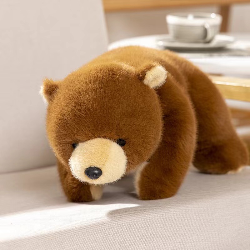 Muñecas tribales de peluche panda simulación de muñecas osos marrones osos polares almohada regalo de vacaciones de novia