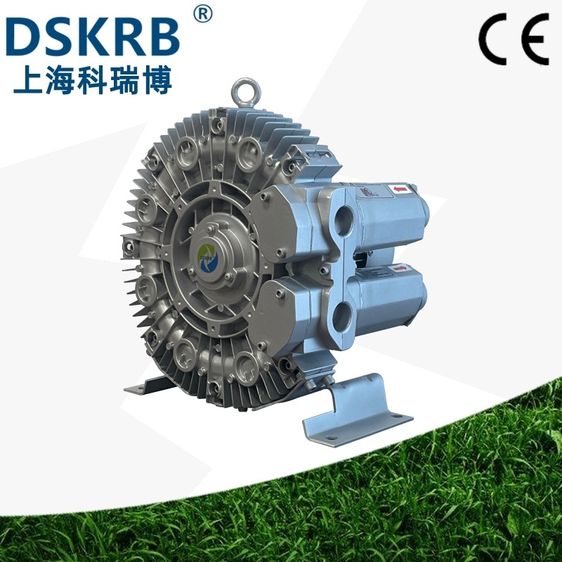 小型屠宰场污水处理曝气用旋涡气泵 小体型低噪音气环式真空泵