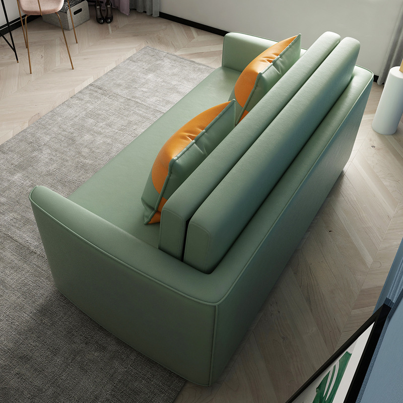 Sofá cama moderna simple doble uso plegable multifuncional sala de estar balcón pequeño tipo de casa simple y doble tela de tecnología de almacenamiento