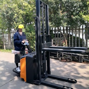 CDD15 station driving type all-electric stacker truck truck battery forklift tray automatic lifting stacking truck