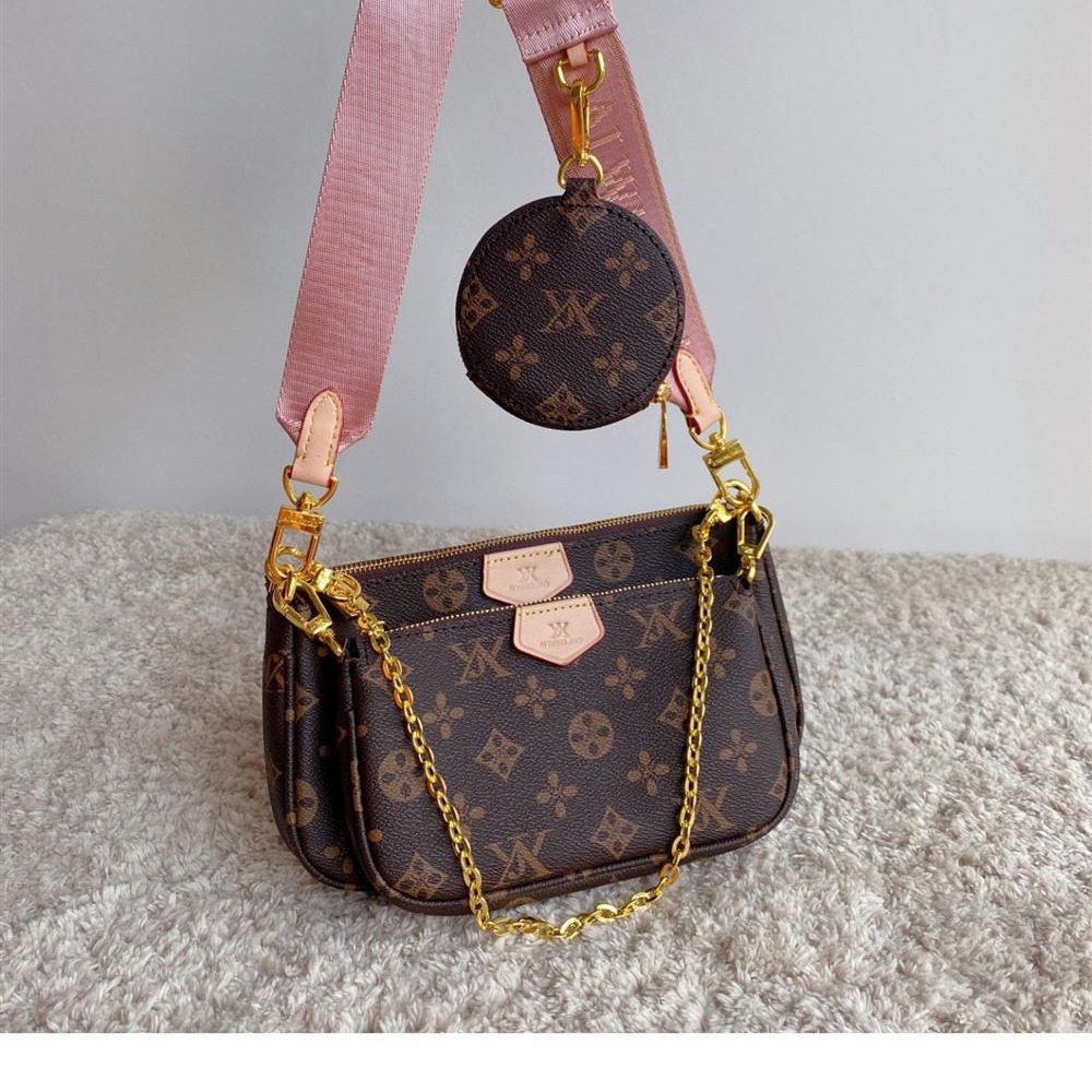 2023 nuevo bolso de mujer de la axila de la moda cinco en uno bolsa de Mahjong presbicia tres en un hombro Crossbody bolsa de la cadena del sobre