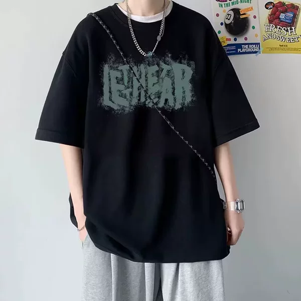 T139le mixed letter-black