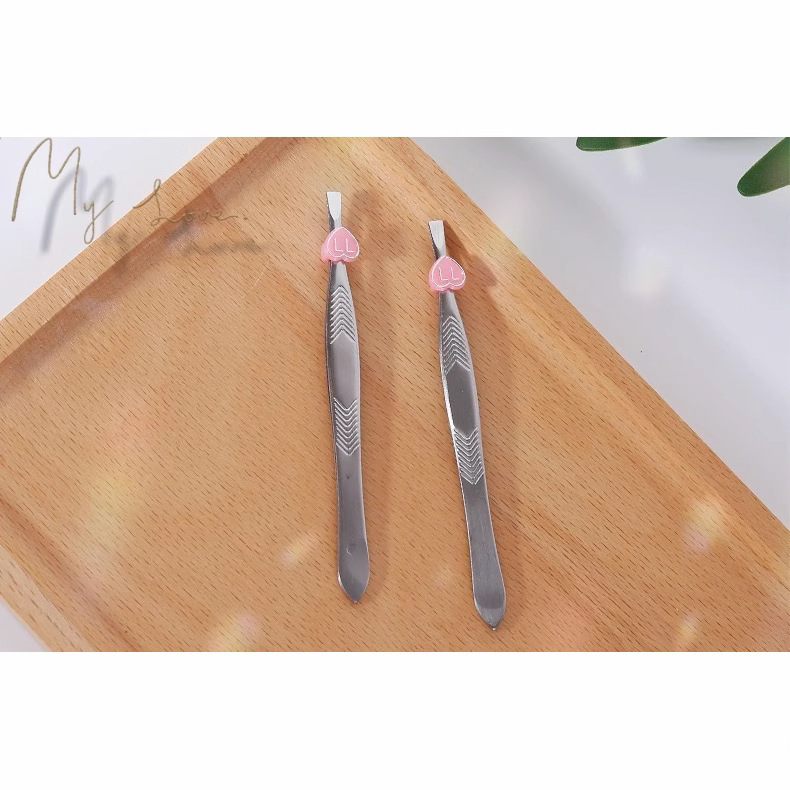 Nuevo conjunto de aguja de acné de cejas de acero inoxidable, aguja de acné de acné de doble uso de cejas de acero inoxidable