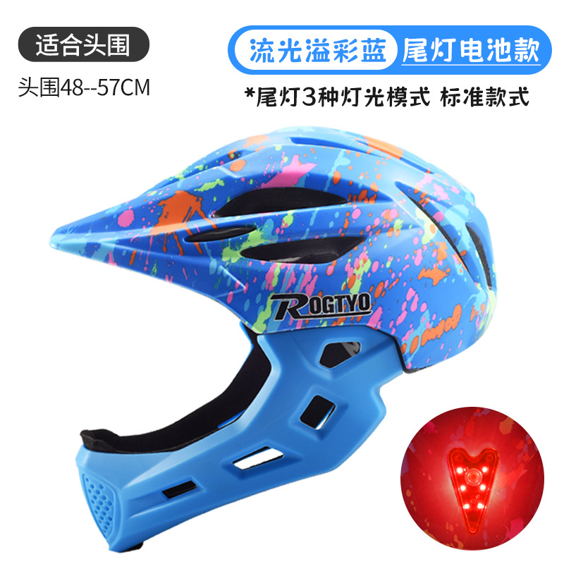 Casco de bicicleta de equilibrio para niños, casco completo, patinaje, sombrero, equipo de montaje, protector, cascos para niños y niñas