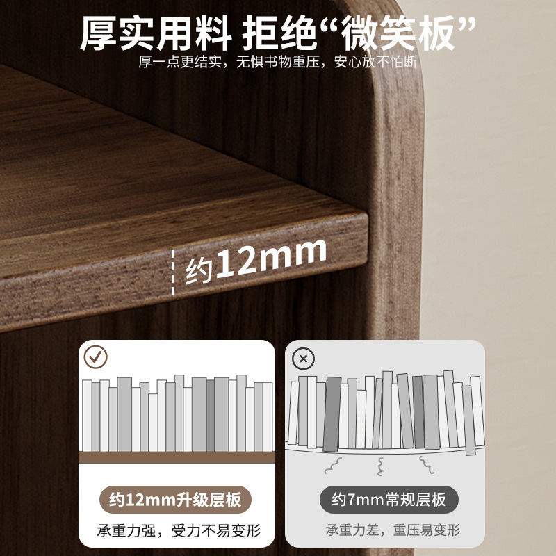 Estante de estantería de esquina de madera maciza, sala de estar de piso a techo, hogar, una pieza contra la pared, estantería de rendija estrecha, armario de almacenamiento, armario de almacenamiento