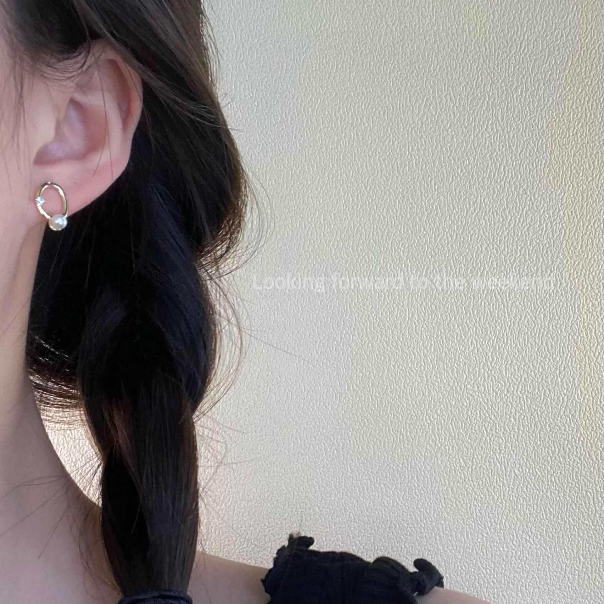 1 Pair Quantity Weekend, Date Occasion Copper Material 1 Pair Cute Sweet Geometric Plating Copper Ear Studs