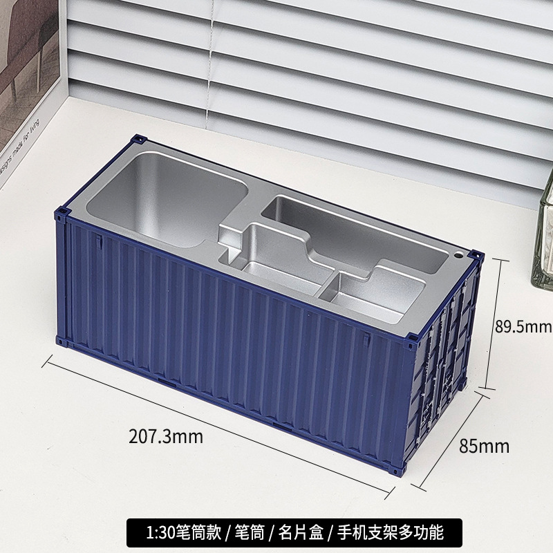 1 a 30 tablero de luz azul oscuro caja de tarjeta de visita única