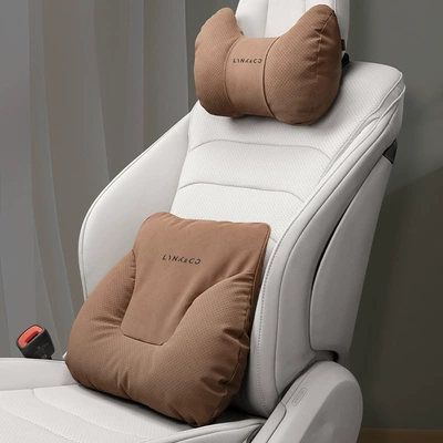 Headrest – Co 01 02 03 05 06 - horn-style-chestnut-brown-lynk-co-headrest-lumbar-support-one-each