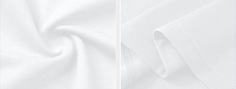 T-shirt à manches mi-longues pour hommes, marque de mode américaine, ample, polyvalent, en pur coton, haut de gamme, nouvelle collection été_voghion.com