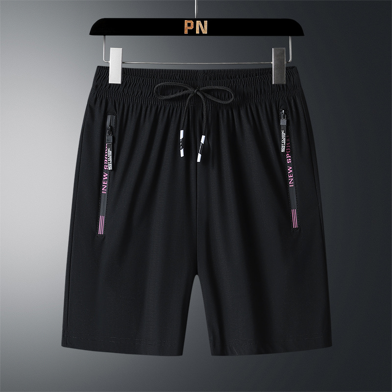 Pantalones deportivos de verano, cortos de hielo para hombres y mujeres secos rápidos, cortos casuales de pareja de tamaño grande, fábrica al por mayor