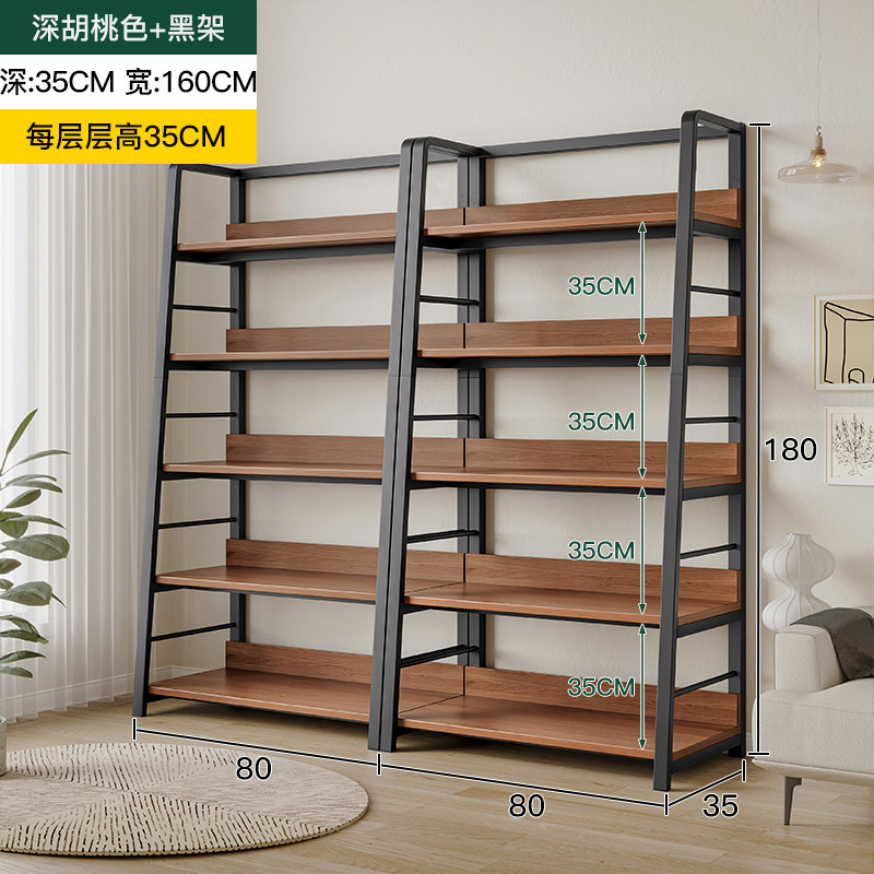 Estante simple estante de almacenamiento de múltiples capas estante de exhibición sala de estar estantería hogar dormitorio piso gabinete de almacenamiento sub-estante