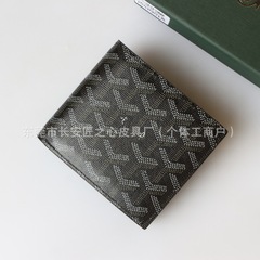 カードホルダー 新品 G ヤーウォレット プリント ショート 多機能 二つ折り財布 薄型 ビジネス財布 おしゃれで万能 メンズ