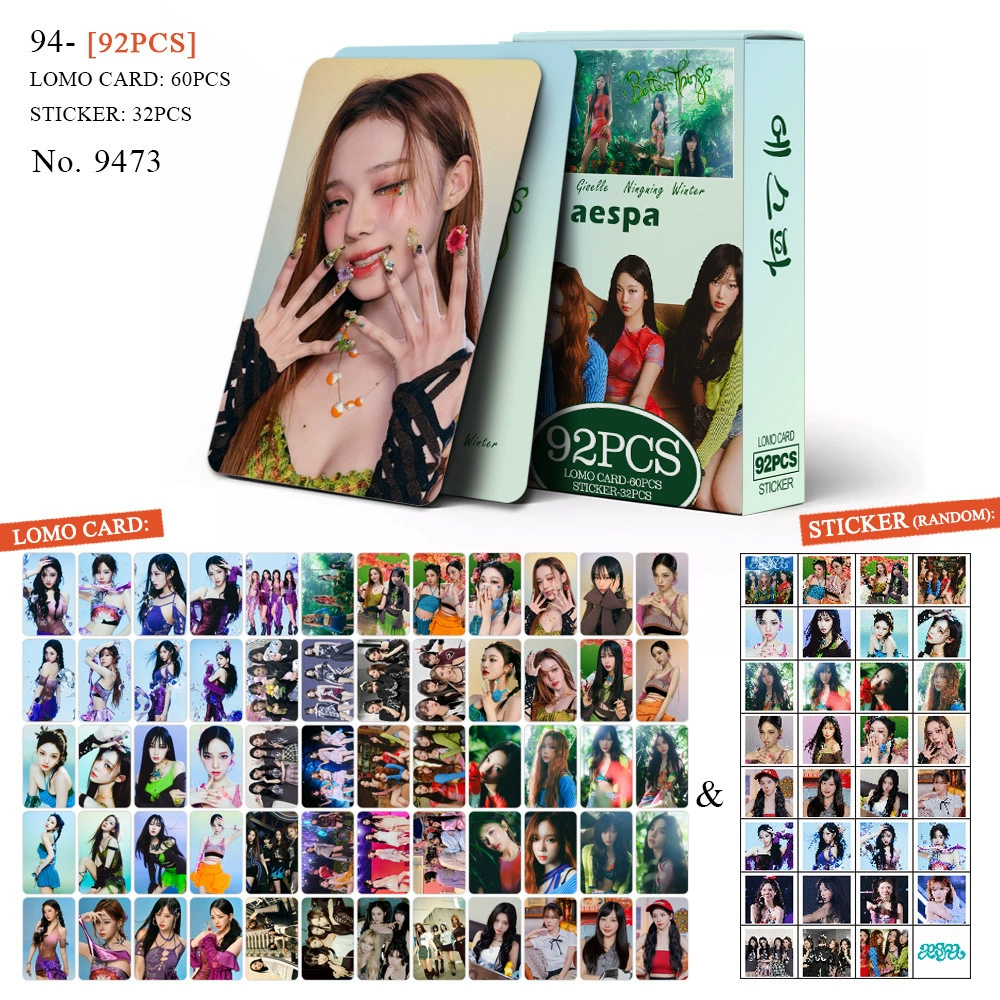 Набор 92 карточки с фото, BTS BPSKTWICE, двусторонние LOMO-карточки, фабричная печать