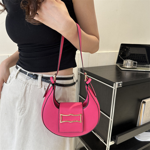 This year's popular bags for women, simple summer new style  hand-carrying women's bags, armpit trendy fashion single shoulder dumpling bag