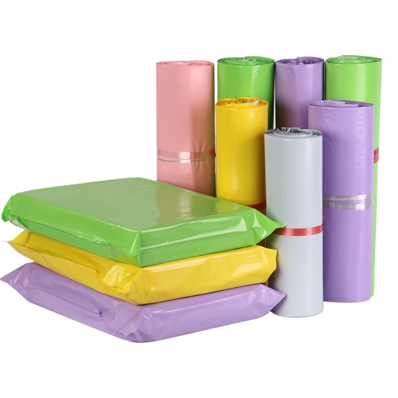 Bolsa de mensajería bolsa de embalaje blanca de plástico grueso bolsa de embalaje de comercio electrónico entrega bolsa impermeable autoadhesiva precio al por mayor