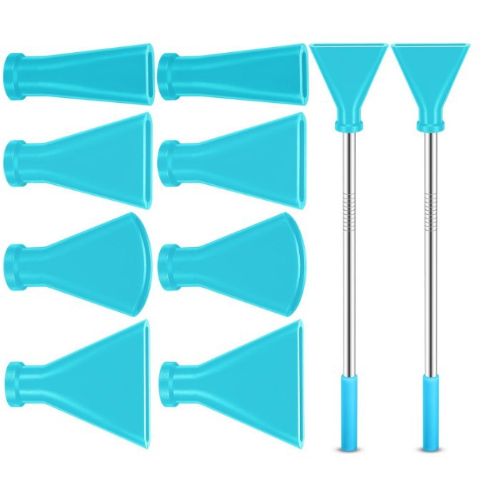 丙烯酸浇注涂料用品，不锈钢吸管吹嘴套装流体艺术工具