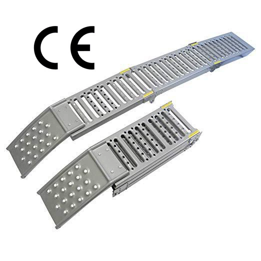 2 шт прямой продажи мотоцикла ATV аккумуляторная батарея автомобиль на борту, три складные пандусы пандусы пандусы моста пандусы пандусы