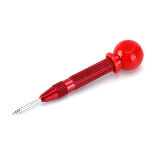 Cross-border automatic center punch high hardness metal spring window breaker manual dotting tool with cap woodworking positioning
