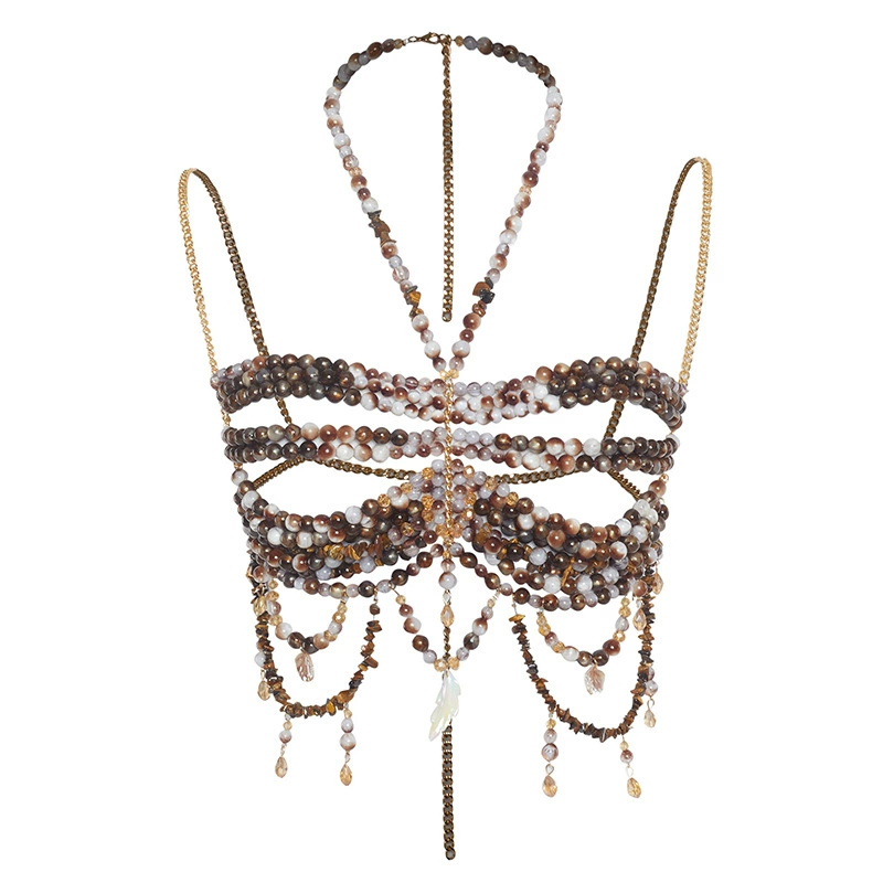 Грусет AliExpress Body Chain Горячая девушка бюстгальтер с бахроматом