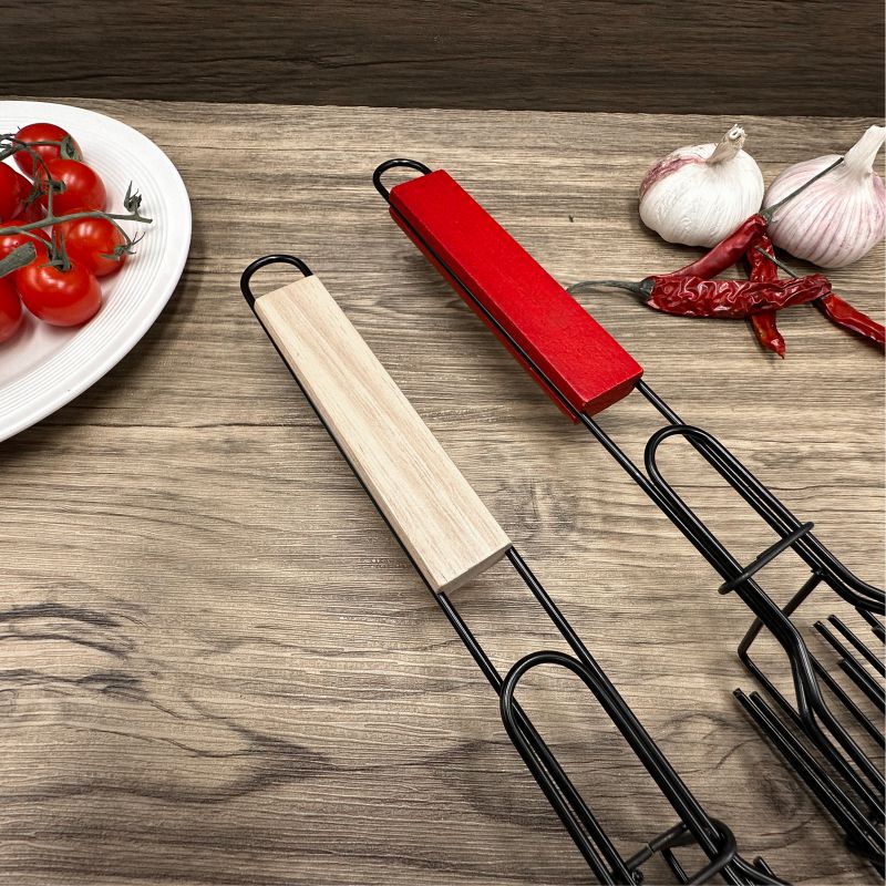 Cross-border barbecue grill grill net outdoor barbecue cage BBQ barbecue picnic non-stick coating grill kitchen grill net 3