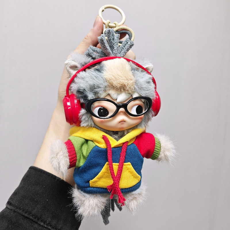 Only Doll Clothes】Ono Doll Clothes Full Throttle Series Color-Blocked Sweatshirt Set Suitable for 15Cm-17Cm Dolls Only Doll Clothes】Ono Doll Clothes Full Throttle Series Color-Blocked Sweatshirt Set Suitable for 15Cm-17Cm Dolls