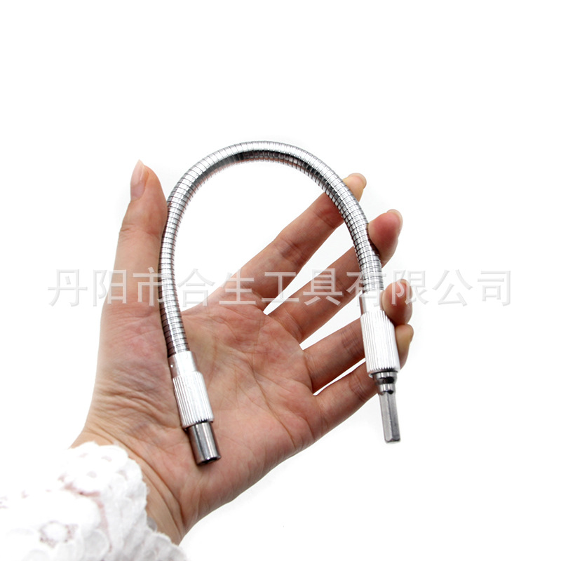 Cruz-frontera 300mm color mango hexagonal metal universal eje flexible destornillador cabeza cambio destornillador cabeza conexión varilla de extensión