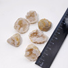 Agate white crystal, sample, natural ore, popular science decorations, pendant