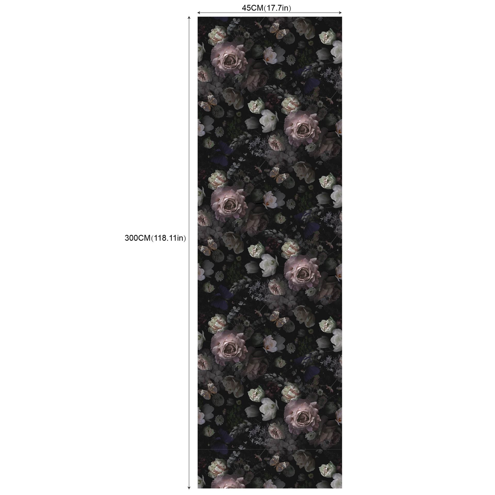 Fresca verde planta flor hoja limón autoadhesivo papel pintado dormitorio Hotel decoración papel pintado RW181-200