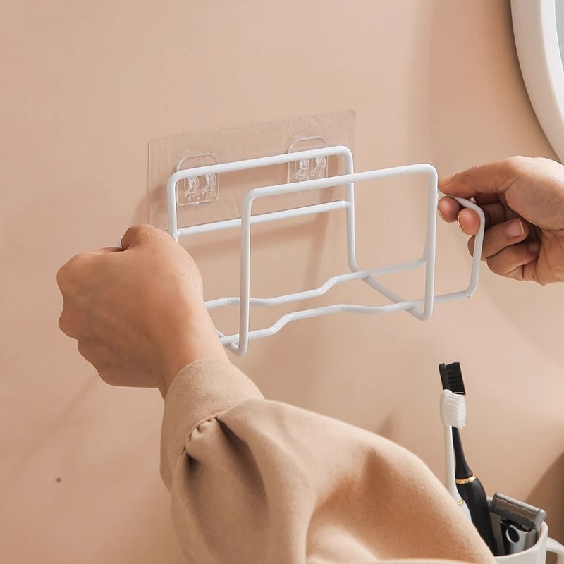 Estante de almacenamiento de toallitas húmedas Estante de toallitas húmedas de cocina sin perforación Estante de dibujo de papel de baño Caja de almacenamiento de toallas de papel para bebés