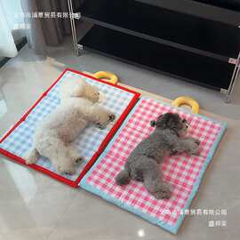 宠物冰垫夏季狗狗降温冰窝凉席猫窝狗窝防水睡觉垫子可机洗趴趴垫