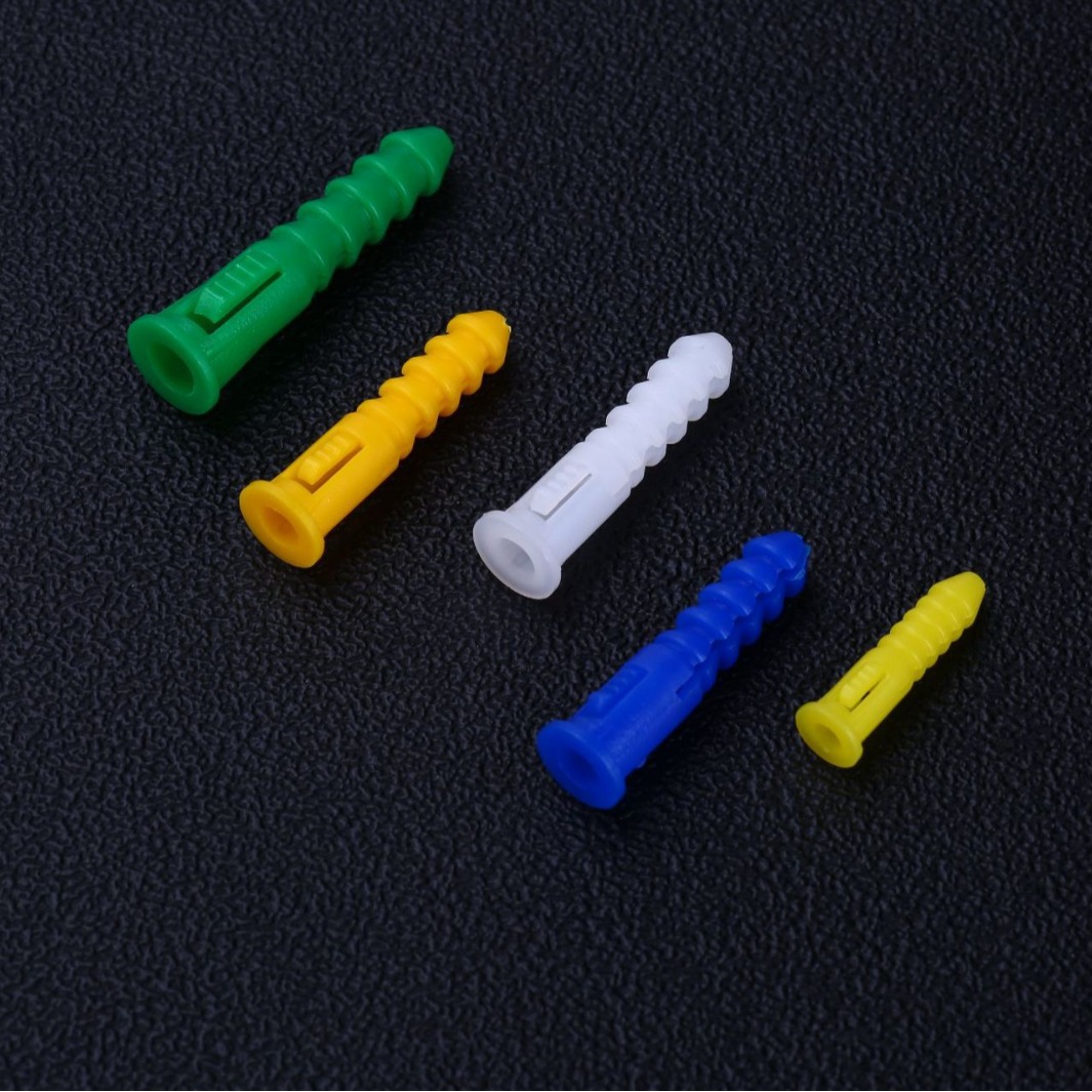 美式壁虎钉5mm墙顶PE塑料膨胀管3/16英寸美标节形爆炸胶塞厂家批