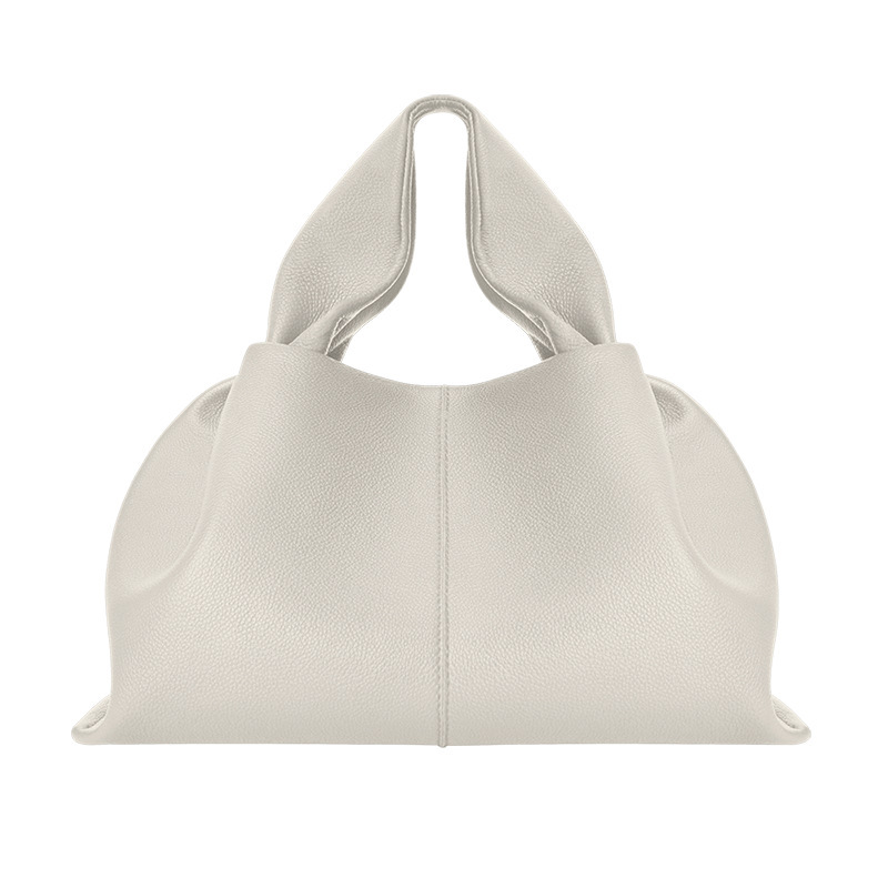 Polene nicho francés 2024 primavera nuevo bolso de albóndigas de piel de vaca bolso de bolsa de nubes