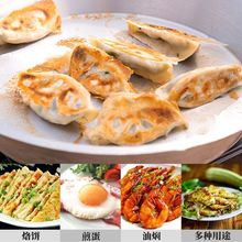 铝锅加厚煎锅铝平底锅老式锅家用加厚不粘锅炕饼锅烙饼纯手工铸铝