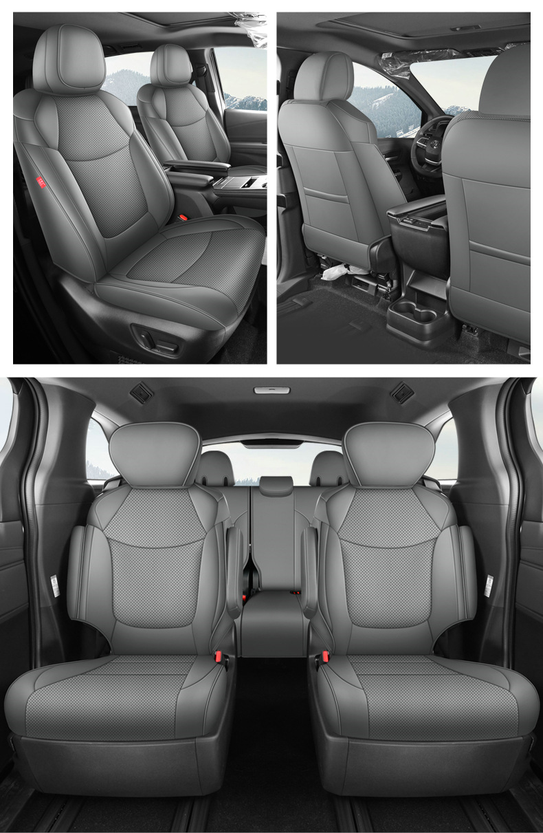 2024 Toyota Sienna Seat Cushion, GAC Granvia Seat Cover, 7-Seat Pad Set