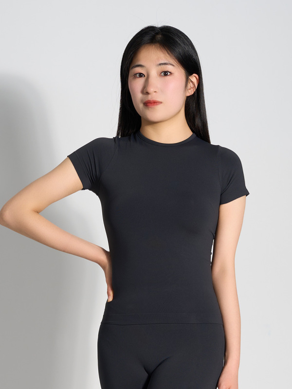 SK*M同款 Soft Seamless T-shirts无缝高弹运动瑜伽跑步T恤上衣|undefined