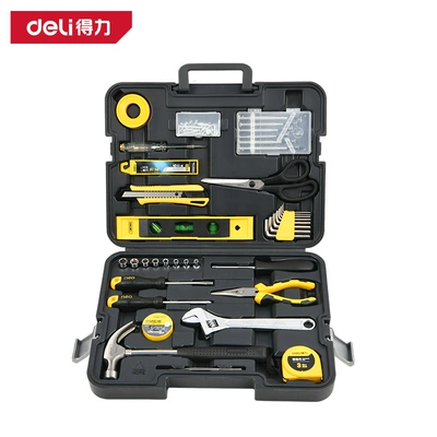 Repair kit, Deli Tool Box Set - standard-38-pieces-home-tool-set-dl1038j