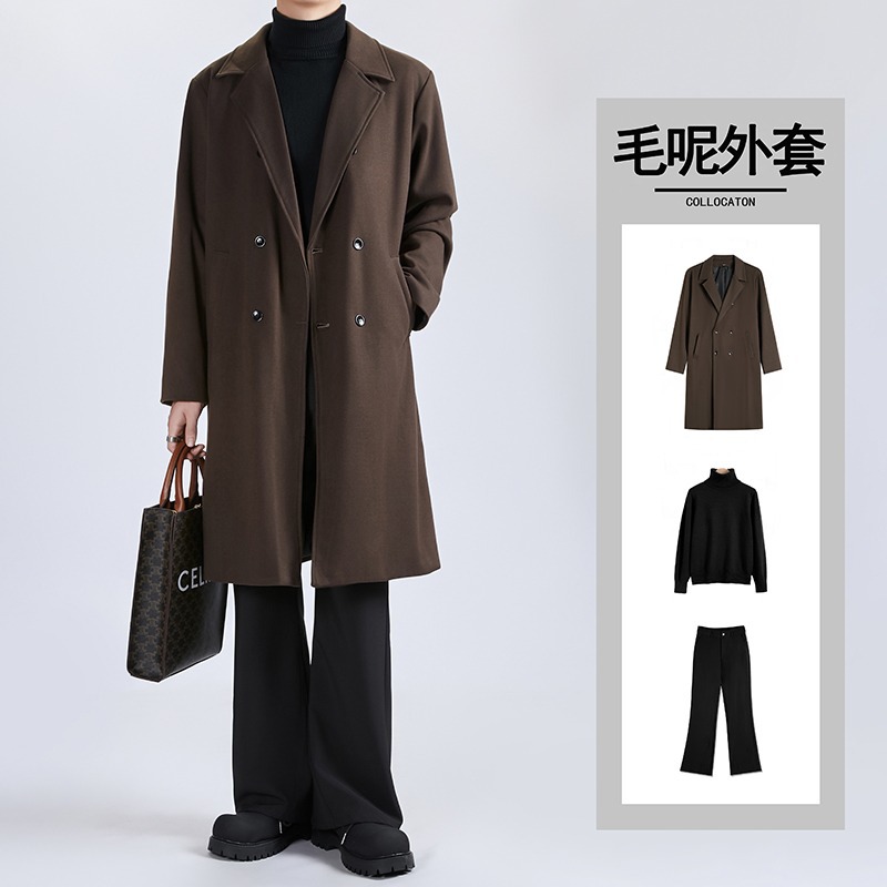 갈색 재킷/스웨터/바지
