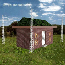 雷望避雷线塔四角避雷线塔避雷针GH钢管杆GFW三柱圆钢避雷线塔厂