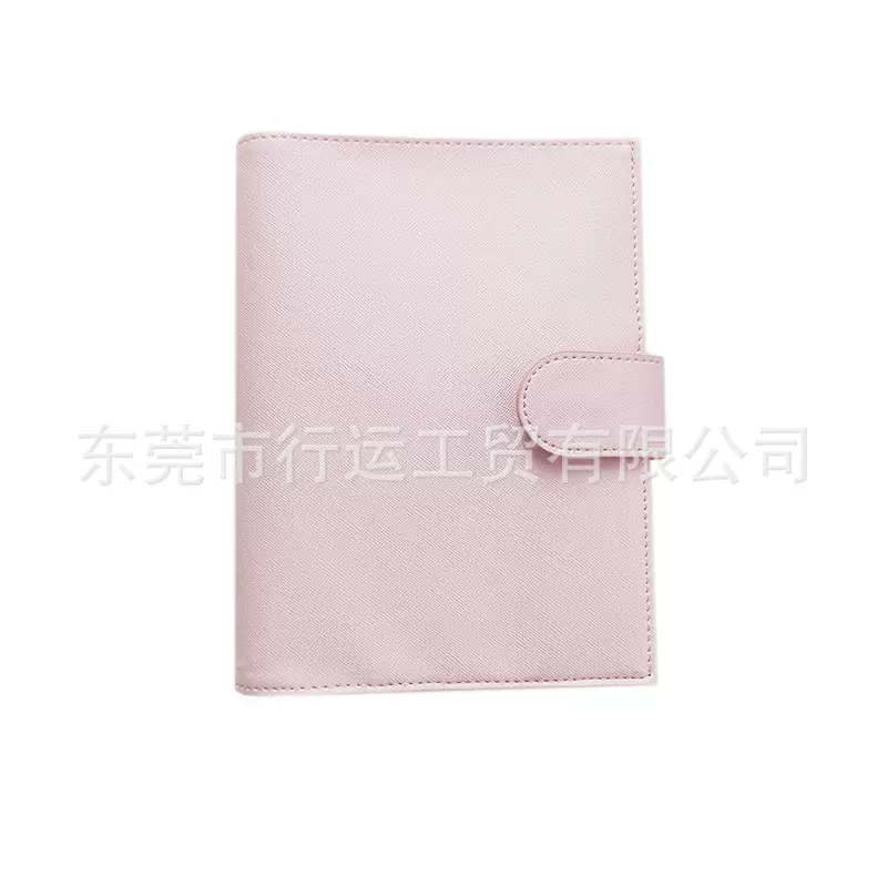 厂家定制粉色huge带扣书本复古个性手工定做书皮旅行者书套书衣