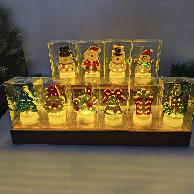 Lámpara de Vela Electrónica LED Hierro, Decorativo, para Navidad