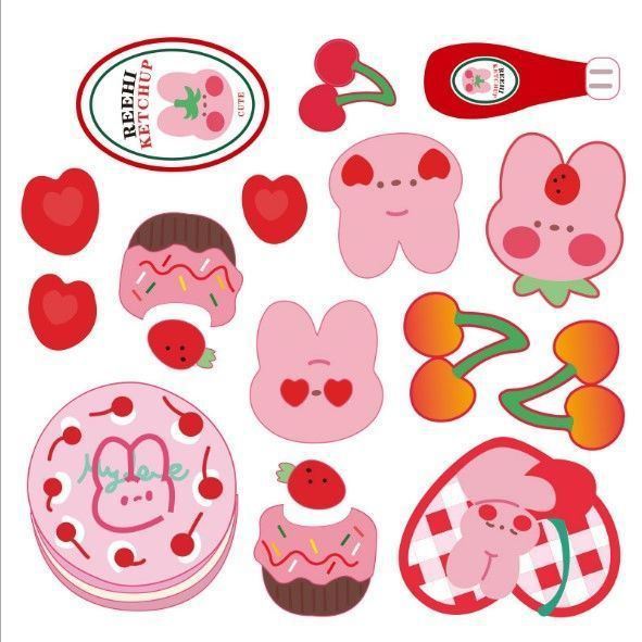 투명 귀여운 토끼 13