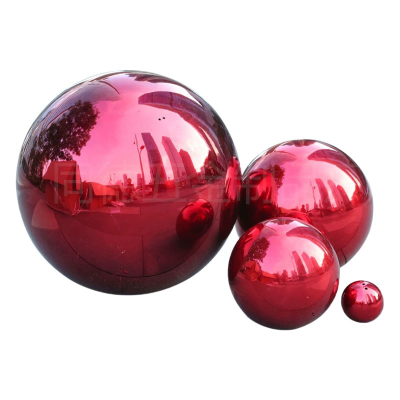 Нержавеющая сталь аэрозольная краска круглый шар Металлический парк квадратный потолок украшения Рождественские украшения креативная аэрозольная краска цвет полый шар