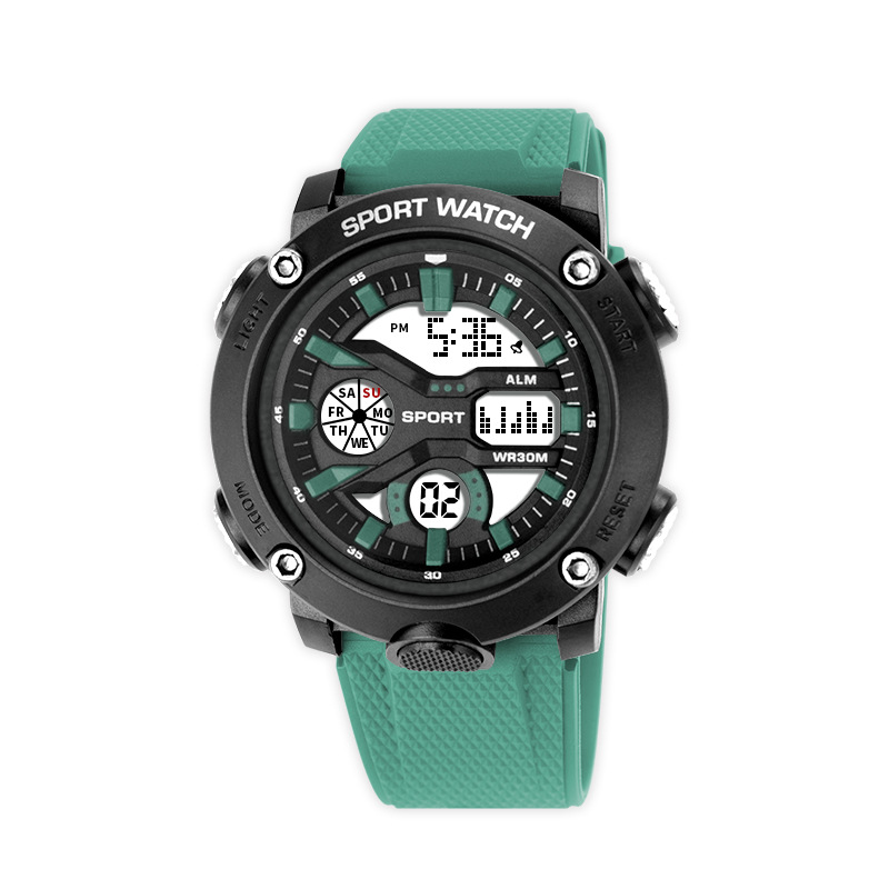 Nuevo estilo preppy reloj electrónico masculino y femenino estudiantes luminoso simple fresco reloj de alarma deportes fábrica pelo recto