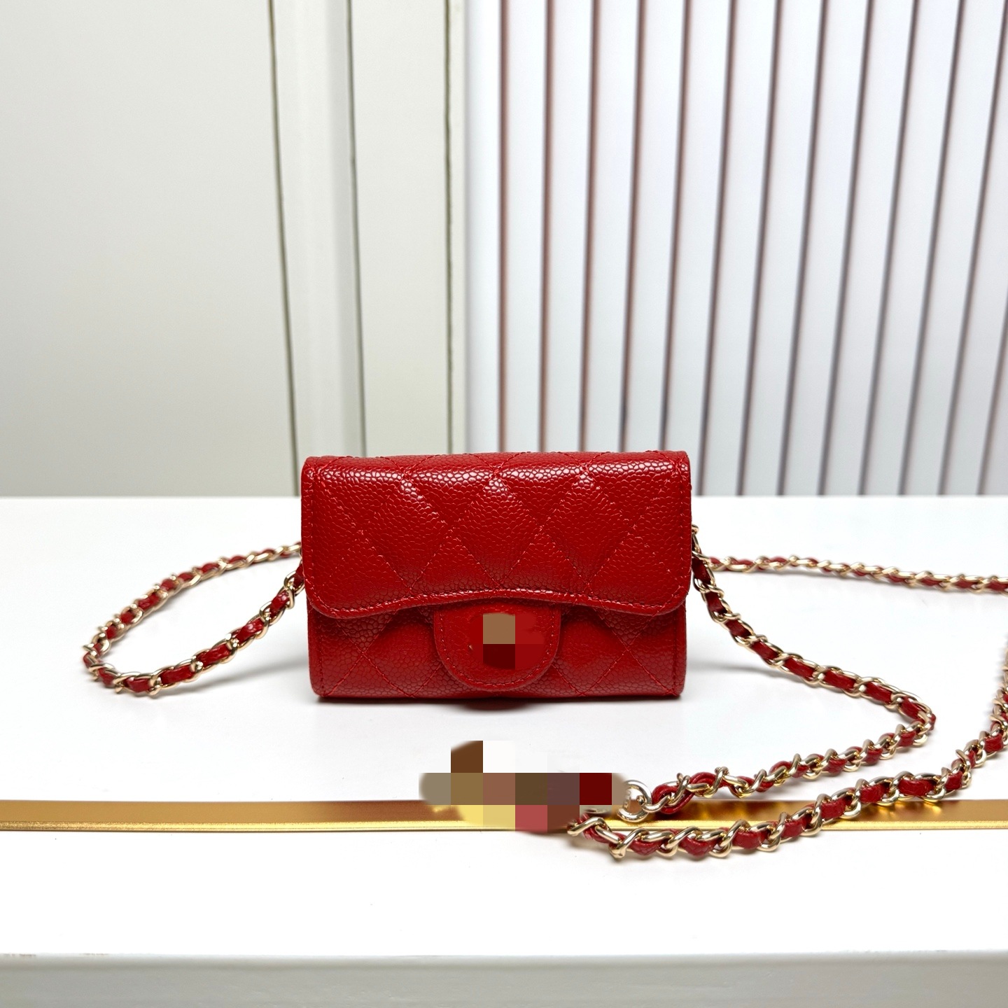 Trendy Mini Fortune Bag Coin Purse Card Holder Women's New Genuine Leather Small Chain Bag Single Shoulder Crossbody Underarm Bag