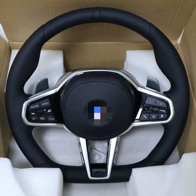 New silver upgraded steering Steering wheel - black-return-to-center-mark