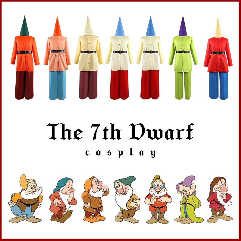 2024 New Snow White And The Seven Dwarfs Cos Christmas Cos Halloween cosplay Cos